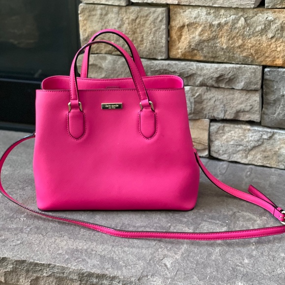 kate spade Handbags - Hot Pink Kate Spade Handbag- like new!